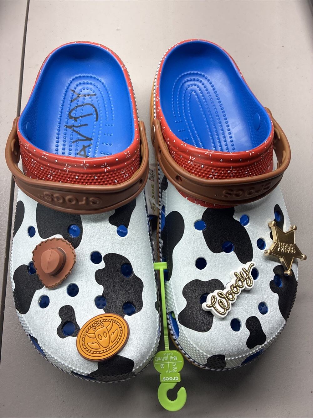 Size 12 Men’s - Crocs Classic Clog Toy Story Woody 209446-4GX New With Tags